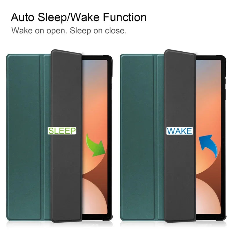 For Samsung Tab S10 Ultra Case 14.6 Inch SM-X920 Flip Case Tri-Folding Stand Magnetic Smart Cover for Galaxy Tab S10 Ultra Cover