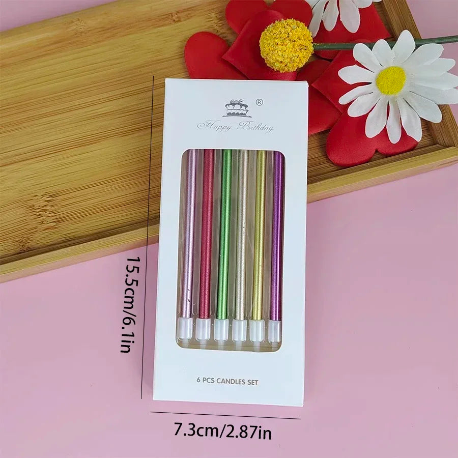 Birthday Candle Cake Baking Decoration Curve Rotating Curved Candle Romantic Party Colored Candle Multiple Style Choices