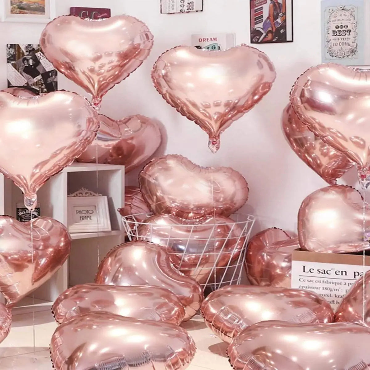 18-inch aluminum love wedding birthday proposal party decorations, balloons, party balloons, party care balloons