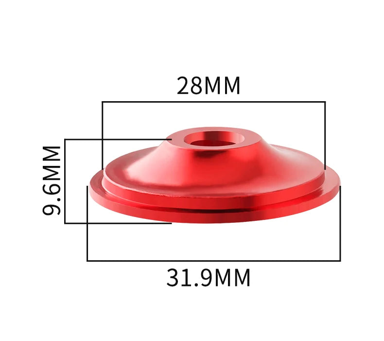 MUQZI Mountain Bike Headset Cover Aluminum Alloy Ultra-ligh Bowl Cover Road Bike Fixed Gear Folding Parts Headset top Cap