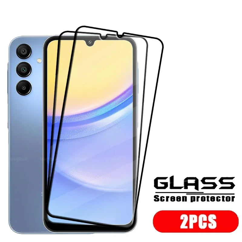 4PCS Full Cover Glass For Samsung A16 Glass Samsung Galaxy A16 Tempered Glass HD 9H Cover For Screen Protector Samsung A16 A 16