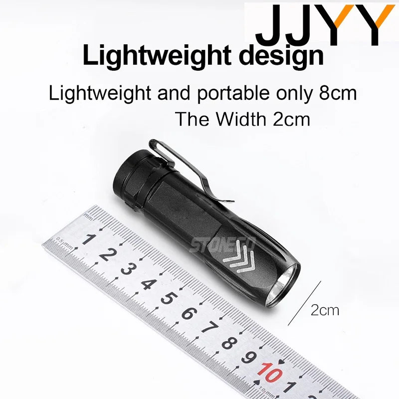 Mini Keychain Lamp Keychain Pocket Torch USB Rechargeable LED Light Flashlight Lamp Waterproof Keychain Light 1PC