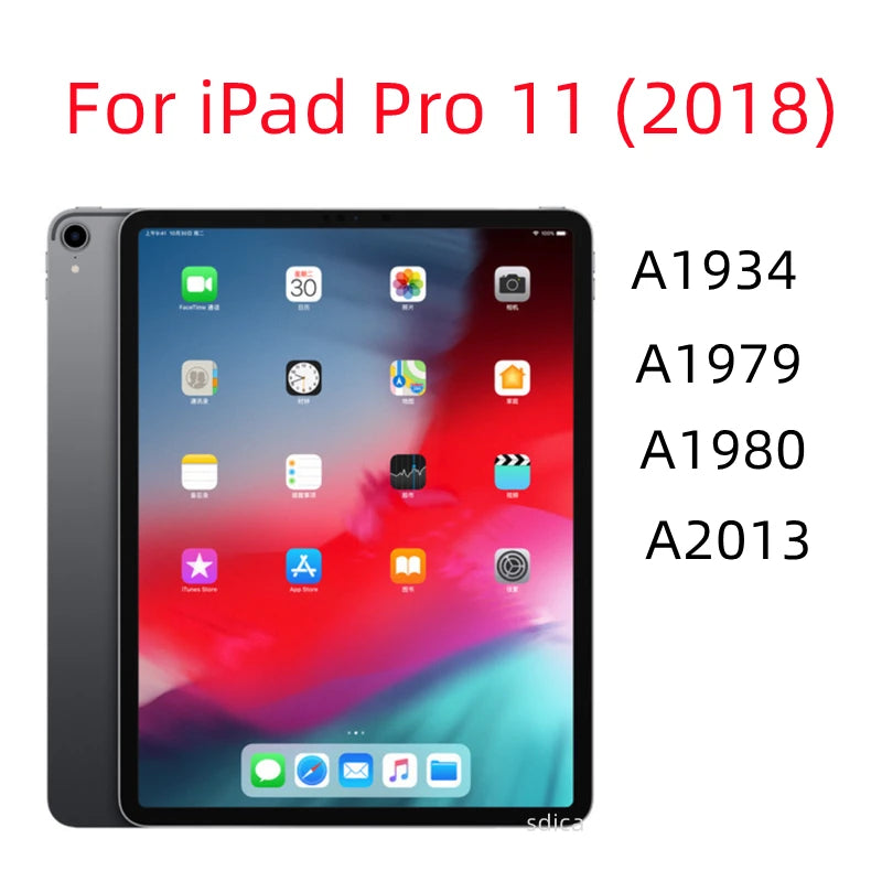 For iPad 10.2 9th 8th 7th Pro 9.7 10.5 10.9 11 Air Mini 6 5 4 3 2 1 7.9 2021 2020 2019 2018 2017 Tempered Glass Screen Protector