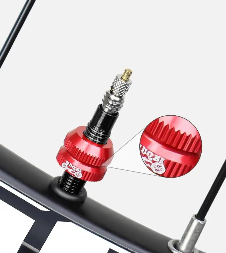 1~8pcs Tire Valve Nut Bike Vacuum Tire Presta Valve Screw Bicycle Valve Cover Tools Cycling Tire Repair MTB Bike Accessories