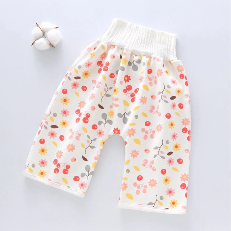 Baby Diaper Waterproof Pants Infant Leak Proof Urine Training Pants Washable Cloth Diapers Kids Sleeping Bed Potty Trainining