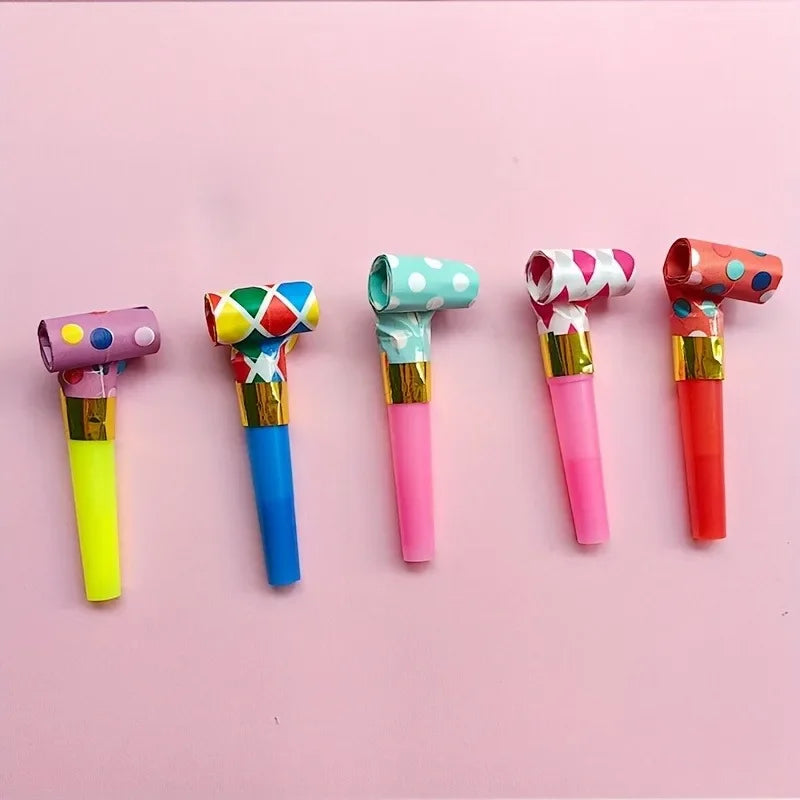 10/20PCS Colorful Dragon Whistle Toys for Kids - Toddler Birthday Gifts, Children's Party Games Supplies