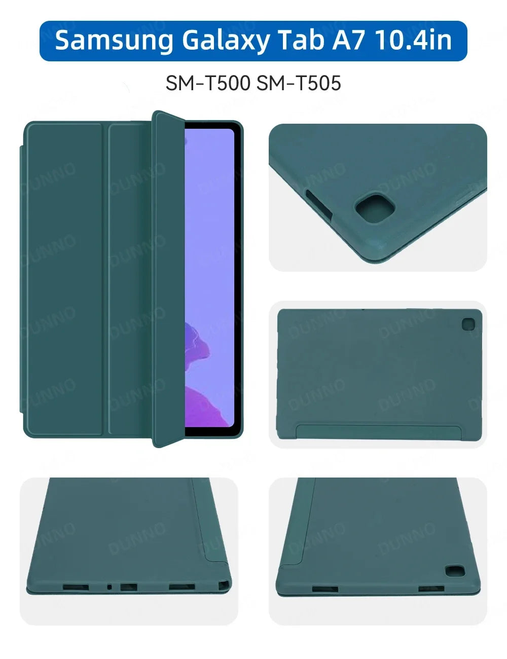 Case Fit Samsung Galaxy Tablet Case for S6 lite Tab A9 A8 A7 S7 S8 S9 and Plus FE Smart Auto Sleep Wake Function Silicone Cover