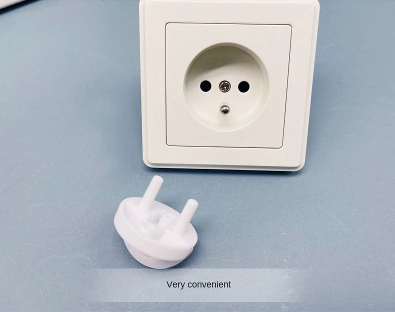 White Electrical Safety Socket Protective Cover Baby Care Safety Guard Protection Children Anti Electric Shock Rotate Protectors