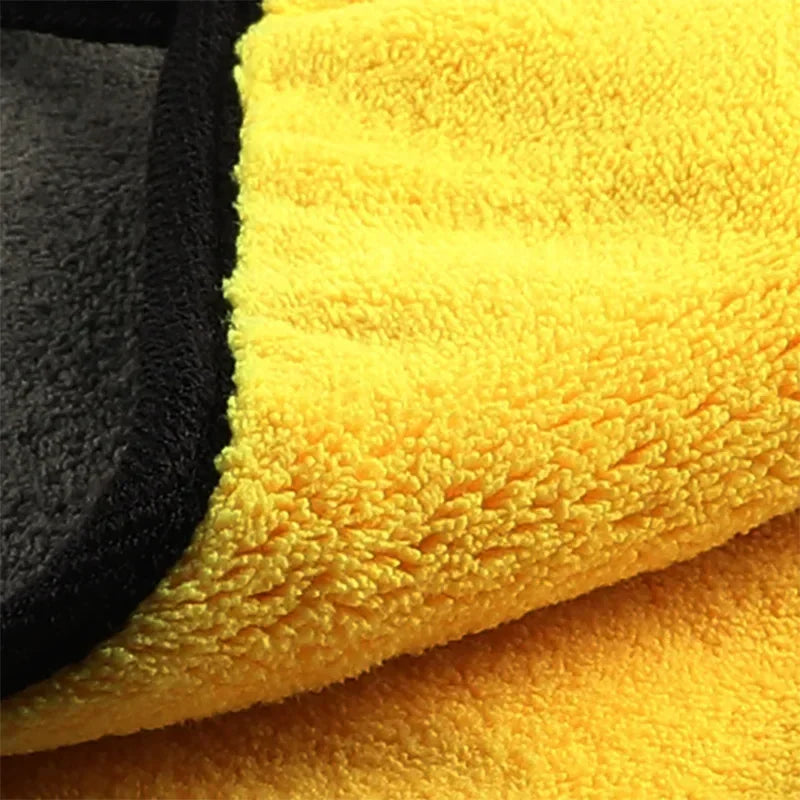 Microfiber Car Cleaning Towels Car Wash Drying Cloth Hemming Microfiber Towel Care Wash Cloth Car Detailing Accessories