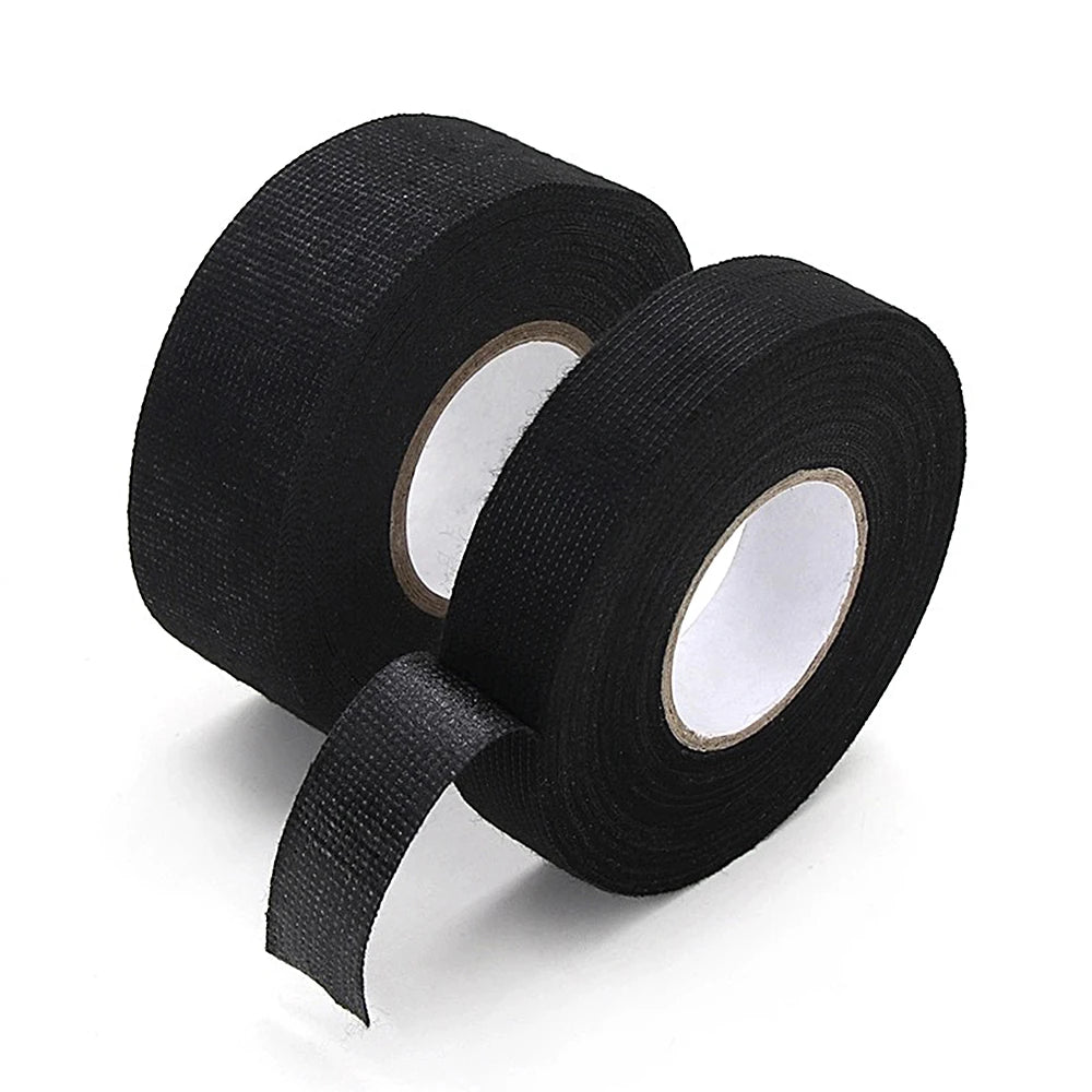 Electrical Tape Heat-resistant Harness Bundle Insulation Auto Wiring FabricCloth Wrap Waterproof Cable Organizer Adhesive Tapes