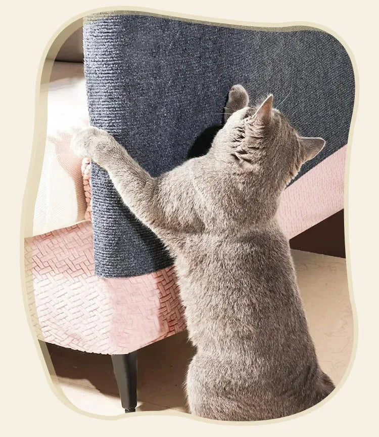 Self-Adhesive Carpet Cats Scratch Board Wall Anti Cat Scratch Sofa Diy Cats Scratch Board Sofa Protection Paws Sharpen Trimmable