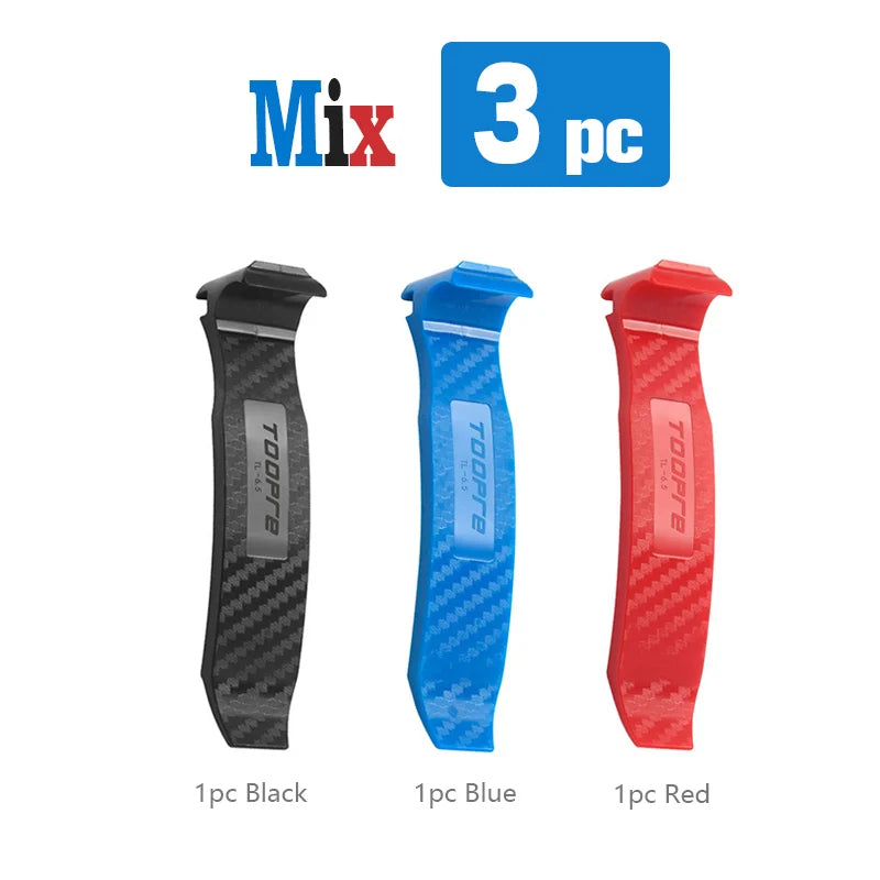 Bicycle Tyre Lever Road Bike Multifunction Tube Remover Tool Cycling 4-in-one Double-Head Repair Tire Lever with Deflation