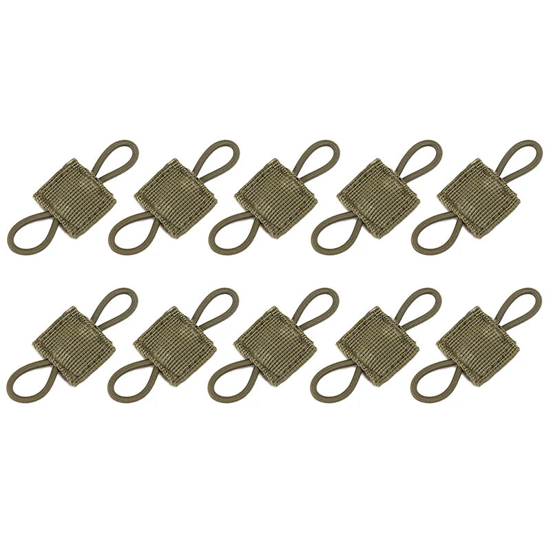 Tactical MOLLE Elastic Strap Tactical Bag Binding Buckles Outdoor Camping Multitool Retainer For Antenna Stick Pipe Camping Gear