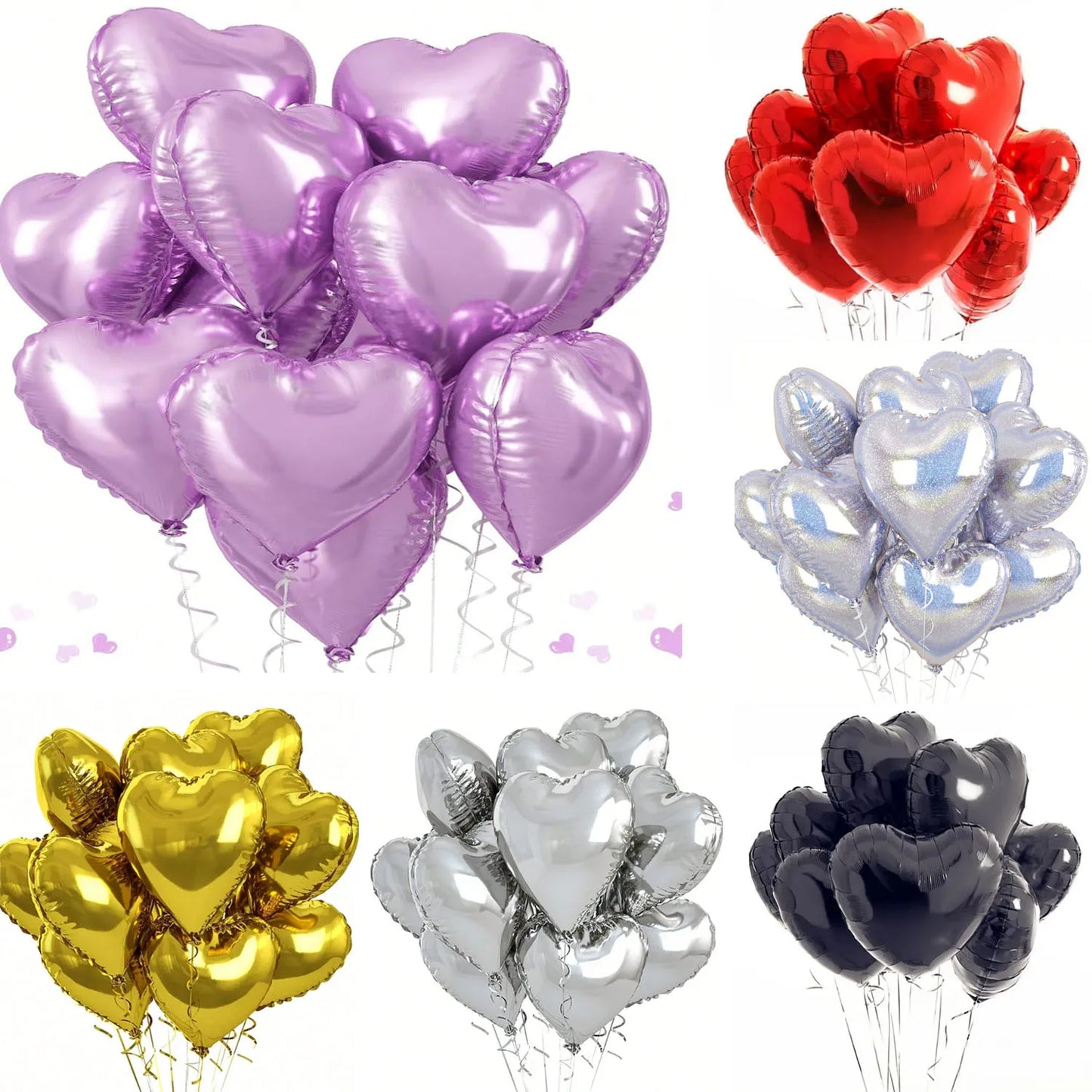 18-inch aluminum love wedding birthday proposal party decorations, balloons, party balloons, party care balloons