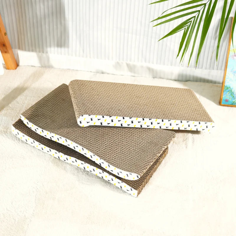 Cat scratching board, cardboard double-sided cat scratching board large wide corrugated modern sofa bed cat supplies, cat toys