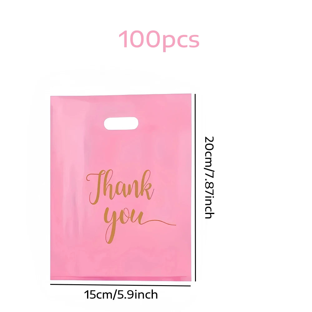 100/50 pcs Gift bag, Christmas, Halloween, back to school, party, birthday gift, thank you gift bag, anniversary, clothing bag
