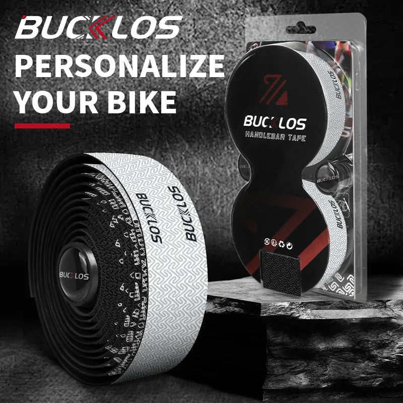 BUCKLOS Bicycle Handlebar Tapes Shock-Absorption Comfortable Cycling Handlebar Tape Road Bike Drop Bar Tape Road Bicycle Parts