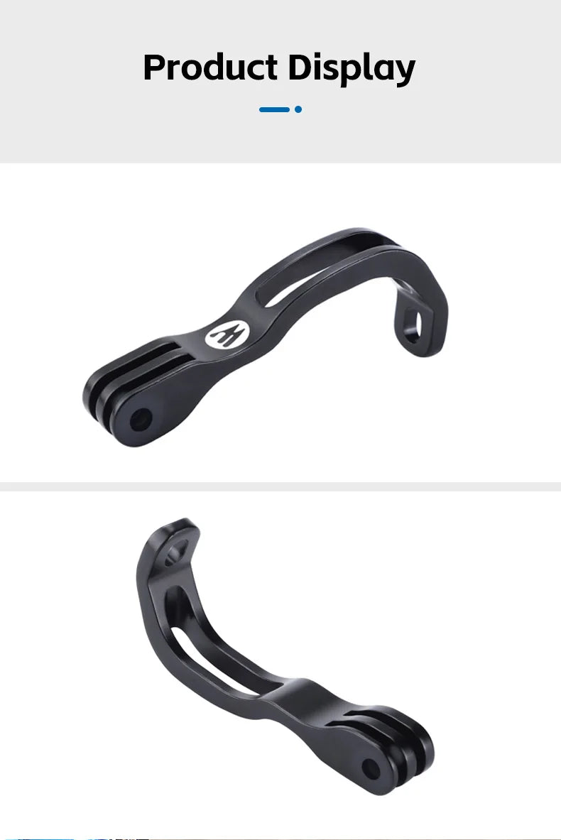 WEST BIKING Front Fork Light Holder Adjustable Aluminum Alloy Bracket For GOPRO Sport Camera Lamp Mount Stand Bike Accessories