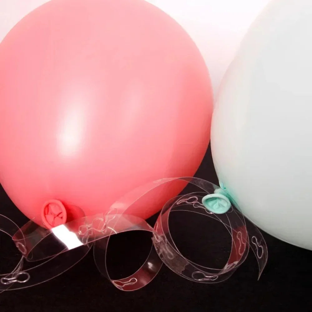 3Pcs 5m Balloon Chain Ribbon Dot For Wedding Party Birthday Graduation Background Decoration Balloon Chain Arch Accessories Tool