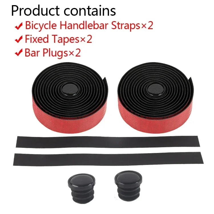 Road Bike Handlebar Tapes Bicycle Handles Cover Strap Belt Anti Slip Soft Shock-proof Gravel Bike Bar Tape Bike Tape Accessories