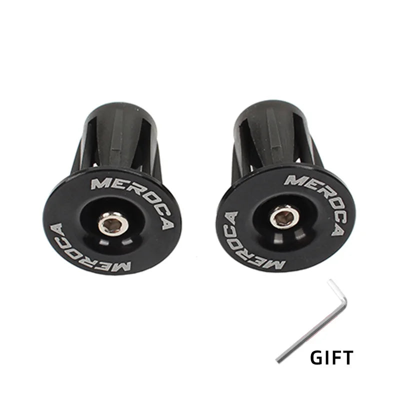1 Pair Mountain Road Bike Handlebar End Plugs Aluminum Alloy Handle Bar End Cap BMX MTB Bike Grip Cover Bicycle Accessories
