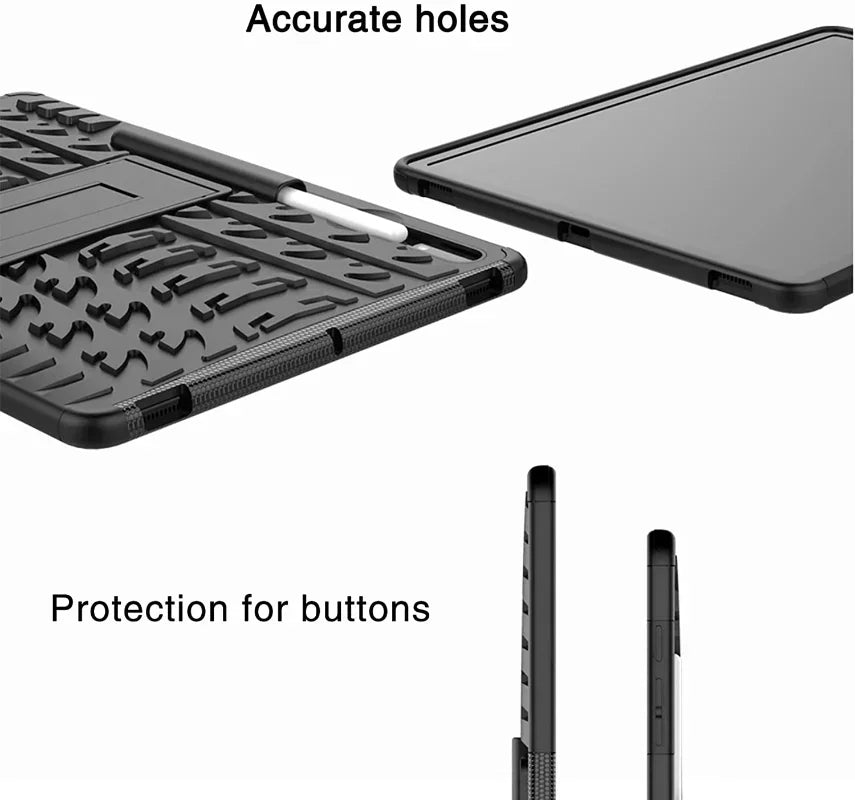 Armor Kickstand Case for Samsung Galaxy Tab S9 A9 Plus 11 12.4 S8 S7 FE A8 10.5 A7 Lite S6 Lite 10.4 Tablet Cover SM-X810 Funda
