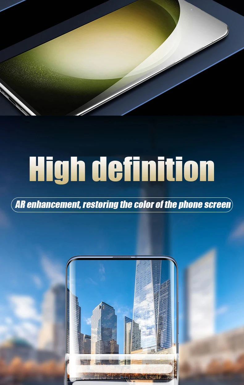 5PCS Hydrogel Film for Samsung Galaxy S24 S25 S23 S22 Ultra S21 Plus S20 Fe Screen Protector for Samsung A54 A34 A14 A04S A24