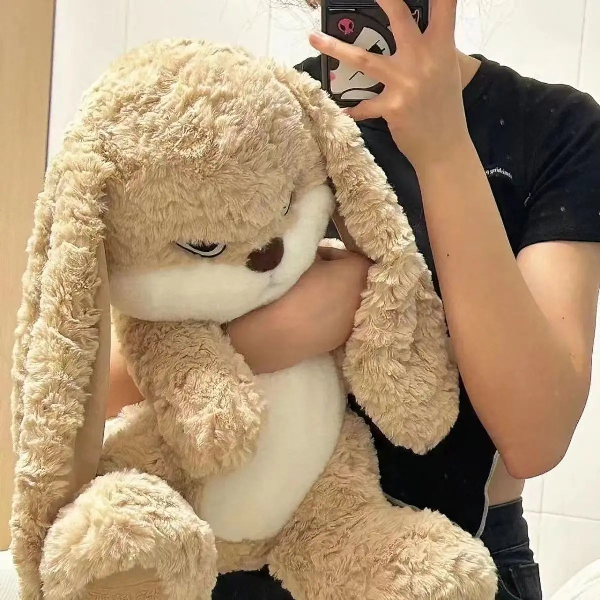 Angry Rabbit Plush Toy Cute Animal Plushie Doll Kawaii Stuffed Soft Toys Model Room Decor Birthday Gifts