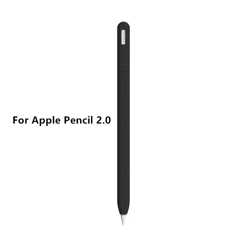 Apple Pencil Case Silicone Tablet Stylus Protection Case Solid Color Shockproof for Apple Pencil 1st Or 2nd Generation Or Pencil Pro