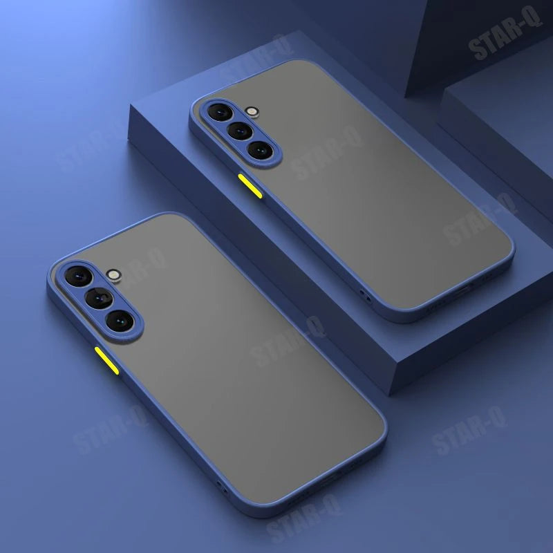 A 55 35 25 15 24 Matte Hard Case For Samsung Galaxy A55 A35 A25 A15 A24 A14 A54 A34 A05s 4g 5g Silicone Frosted Back Cover 34 54