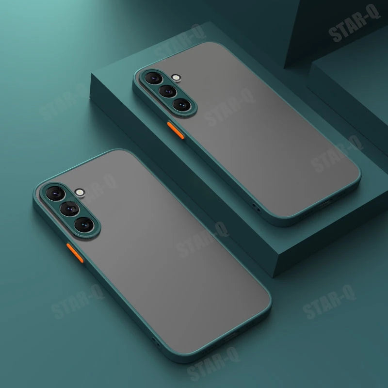 A 55 35 25 15 24 Matte Hard Case For Samsung Galaxy A55 A35 A25 A15 A24 A14 A54 A34 A05s 4g 5g Silicone Frosted Back Cover 34 54
