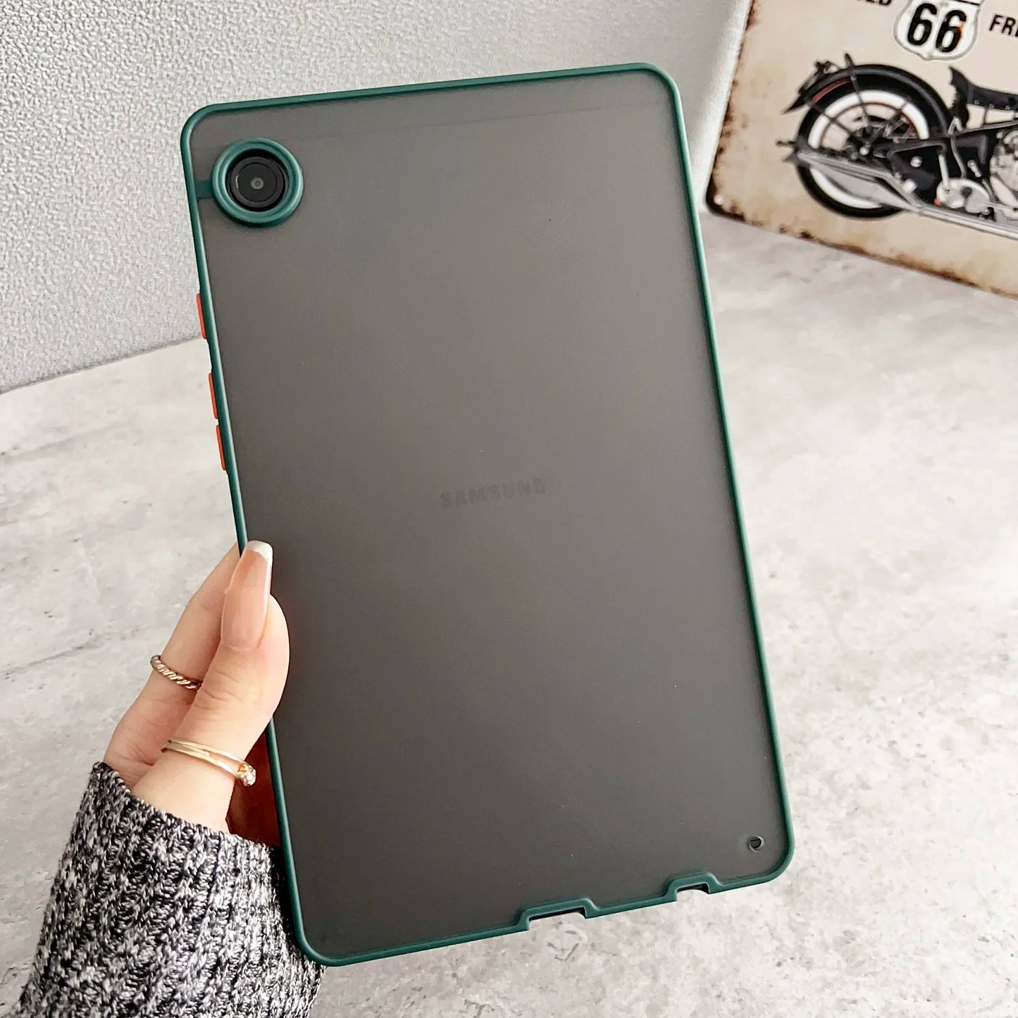 Matte Case For Samsung Galaxy Tab A9 Plus X210 S6 Lite 2024 P620 S7 FE S8 S9 S10 Plus X810 A8 10.5 A7 Lite Tablet back Cover
