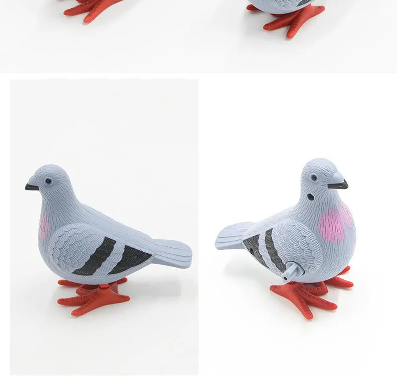 Kids Clockwork Toy Jumping Pigeon Simulation Animal Cute Winding Will Jump Baby Toys 2-4 Years Old Gift