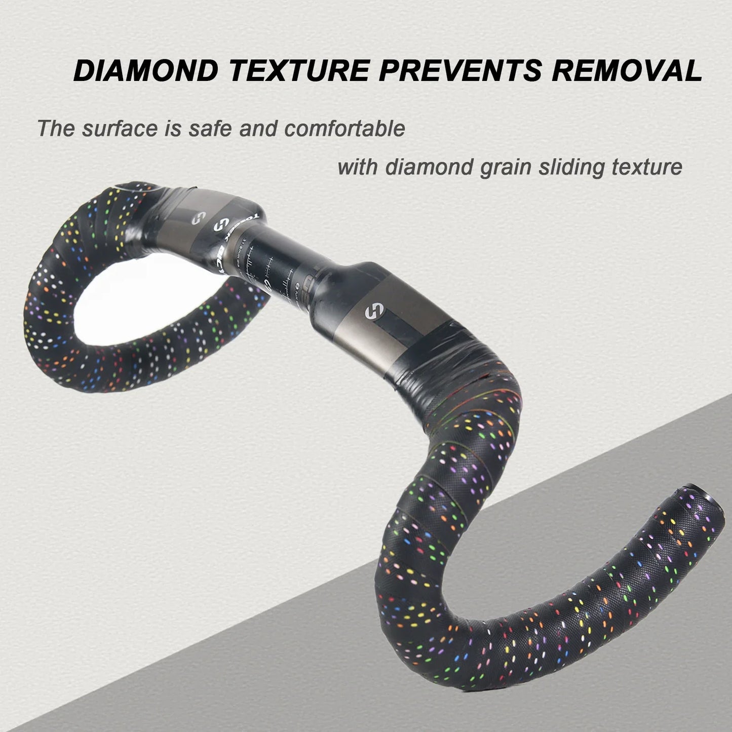 BUCKLOS Road Bike Handlebar Tape Soft PU EVA Gravel Bicycle Bar Tape Anti-Slip Shock Absorption Breath Grip Tape Cycling Parts