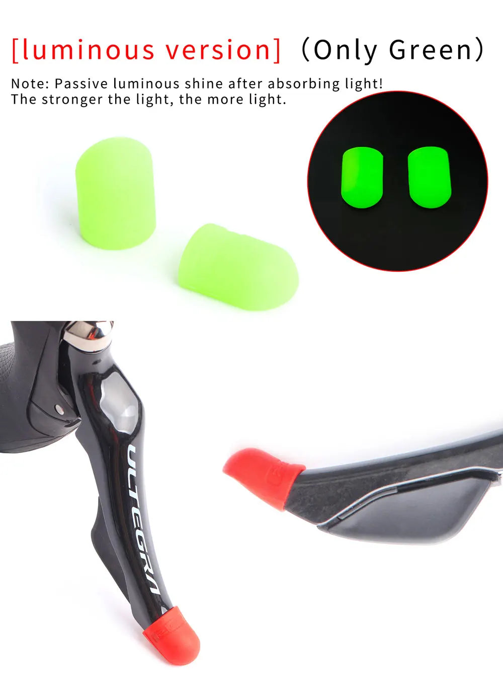 RISK Silicone Bicycle Shift Handle Cover For Shimano Road Bike Shifting Lever Protection Sleeve Derailleur Cycling Accessories