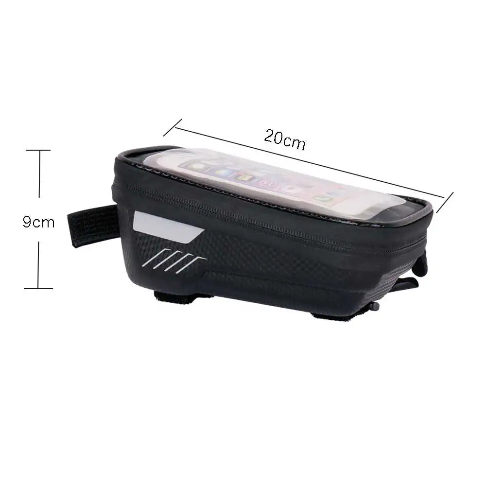 Bicycle Bag Waterproof 6.5 Inches Phone Case Storage Touch Screen MTB Road Bike Bag Cycling Top Front Tube Frame Bag