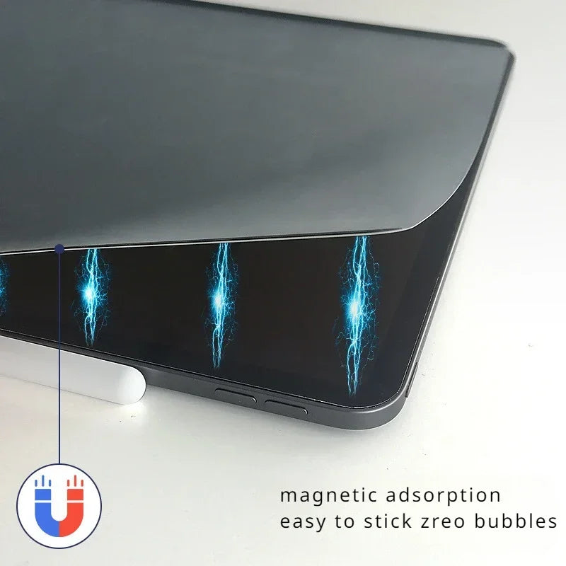 Magnetic Screen Protector Soft Film Matte Painting for Samsung Galaxy Tab S10 Plus Tab S10Ultra S10+ Reuse Removable