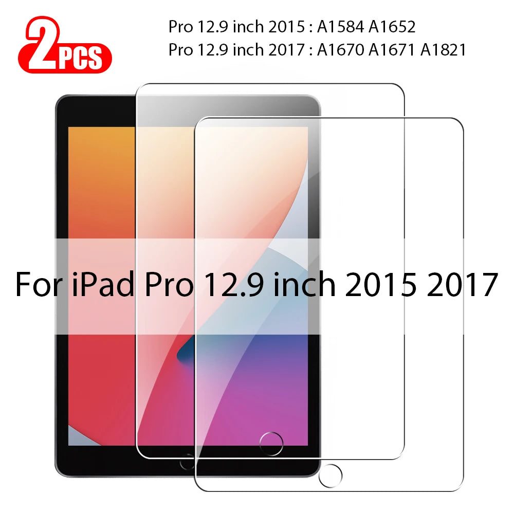 Tempered Glass For Ipad Pro 12.9 12 9 1st 2nd 3rd 4th 5th 6th Screen Protector For Ipad 12.9 2018 2020 2021 2022 Protective Film