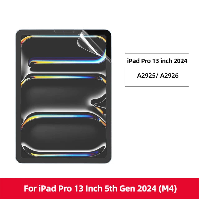 Paper-feel Screen Protector For iPad Air 6 2024 Pro 13 inch for iPad Pro 11 12 9 for iPad Air 4 5 iPad 10th Generation 10.2 Mini