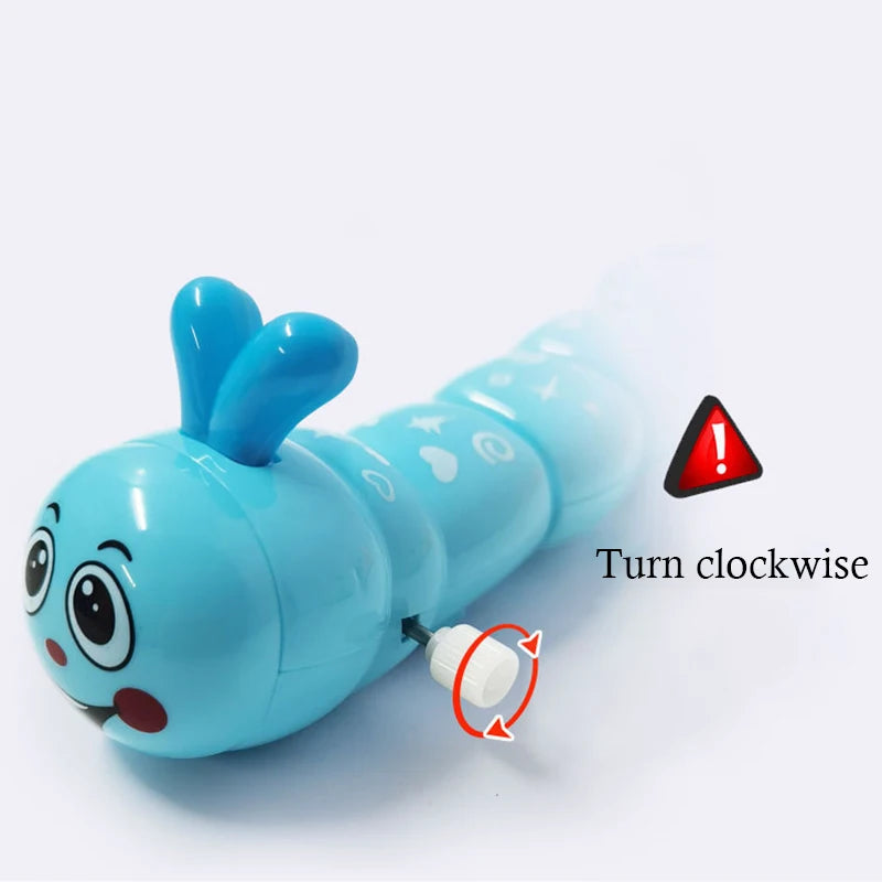 1 Piece Caterpillar Clockwork Cute Cartoon Animals Wind Up Toys for Children Caterpillar Shape Crawling Toy Baby Gift for Kids