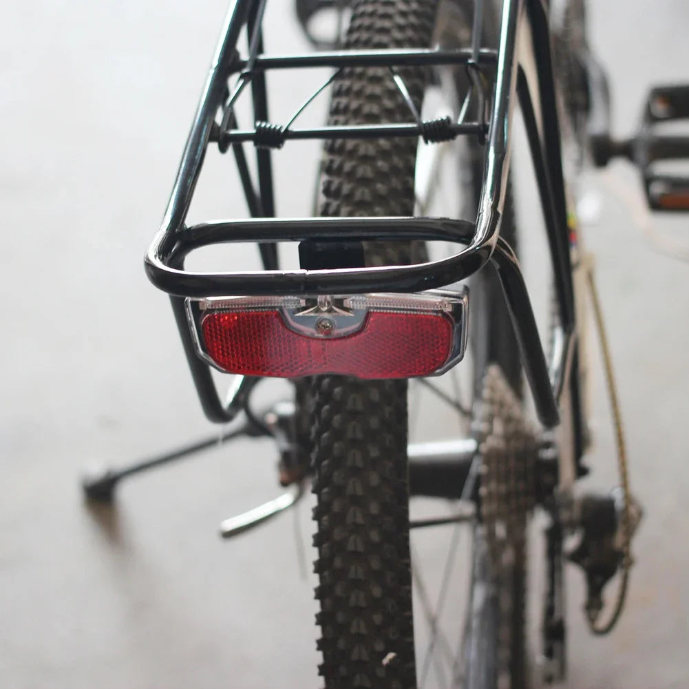 Bike Bicycle Rear Reflector Tail Light for Luggage Rack Battery Powered Reflective Taillight Bicycle Accessories