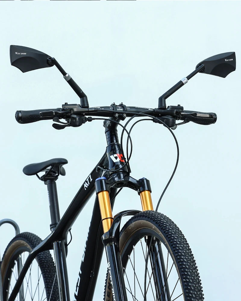 WEST BIKING Anti-Glare Bicycle Mirror Handlebar Rear View Wide Range Back Sight Reflect electric scooter Mirror bike accessories