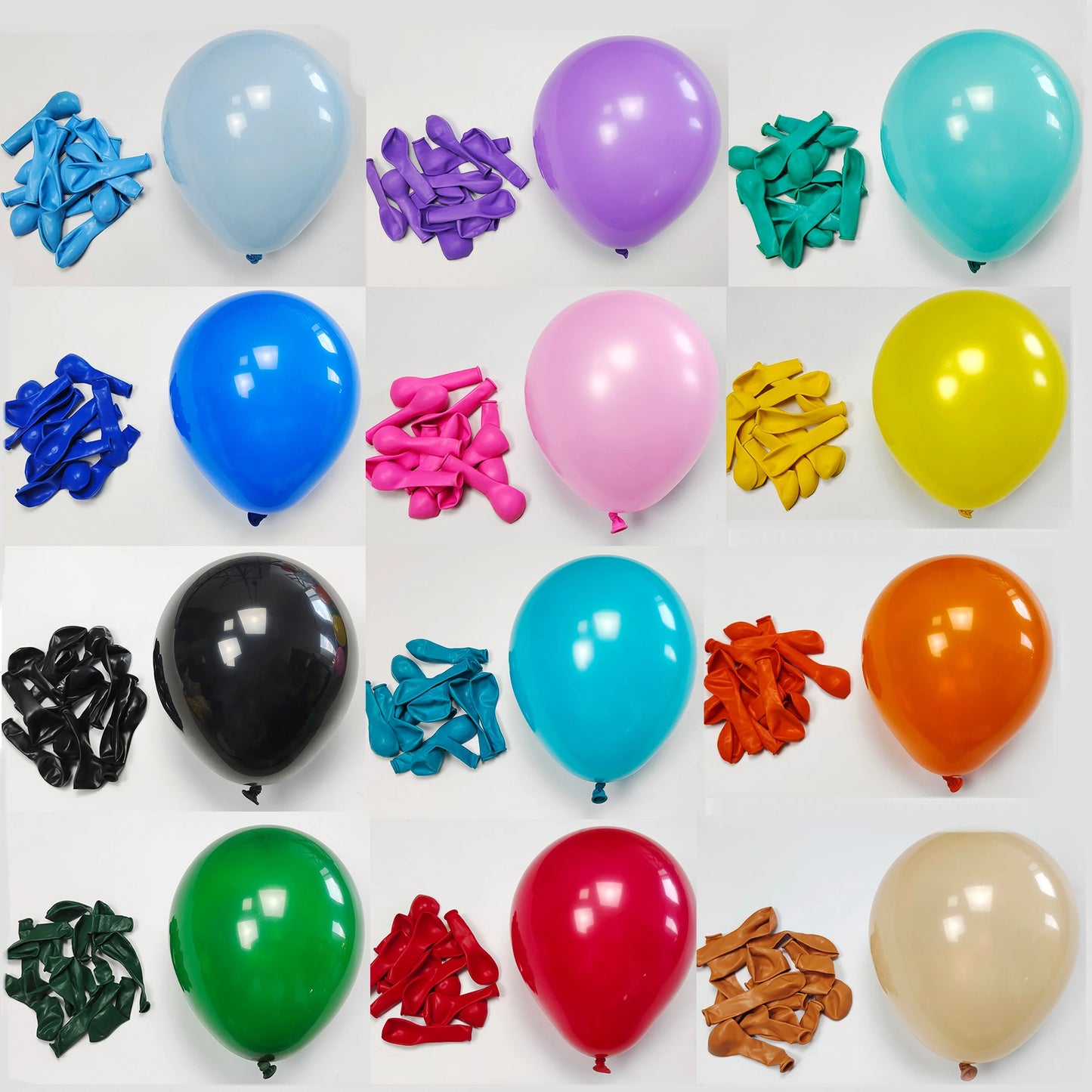 10Inch 10/30/50Pcs Latex Balloon Gold Silver Black Pink Xmax Balloon Wedding Happy Birthday Metallic Chrome Balloon Decoration