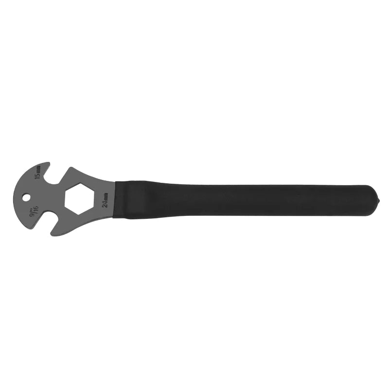 Bicycle Pedal Wrench Extra Long Handle MTB Road Mountain Bike Pedals Install Remover Removal Replace Repair Tool Spanner 15mm