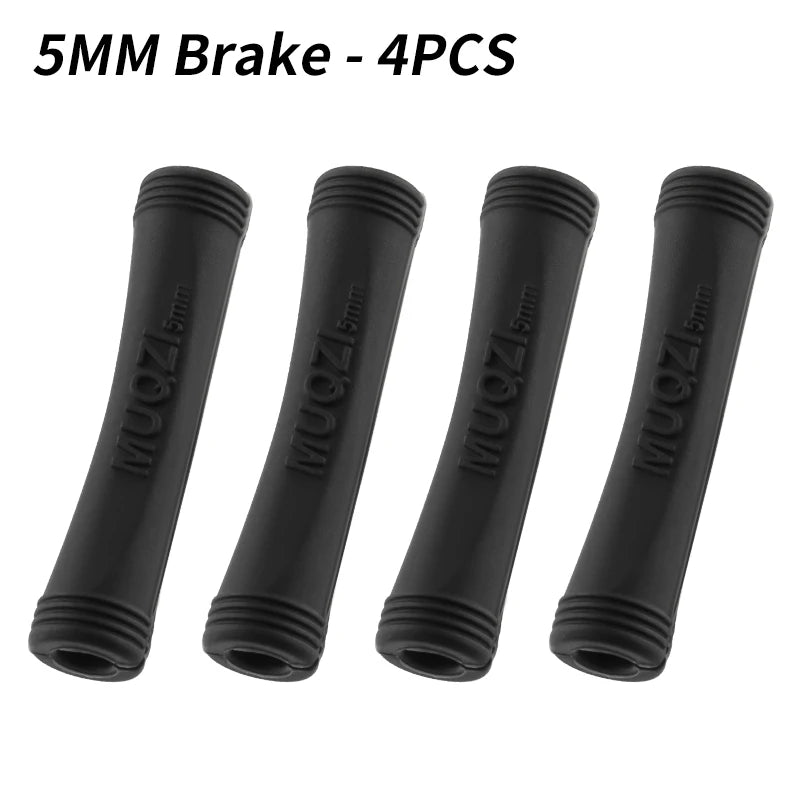 MUQZI 4/8pcs MTB Brake Shift Protection Sleeve Road Bike Frame Cable Housing Line Rubber Protector Cover Bicycle Accessories