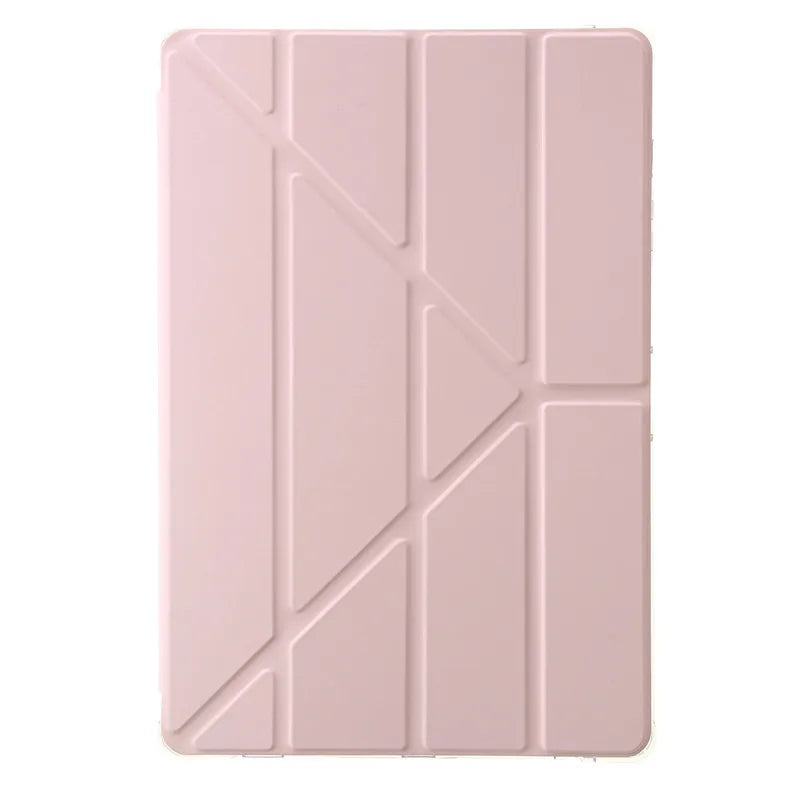 For Samsung Tab S9 Plus Case 12.4" Acrylic Clear Hard Back Stand Smart Cover For Galaxy Tab S9 FE S10 Plus Case With Pen Holder
