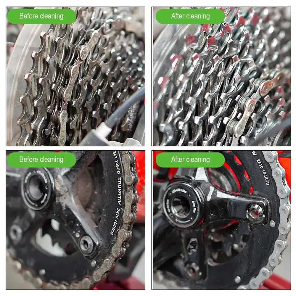 100ml Bike Drivetrain Cleaner Bicycle Chain Cleaning Maintenance Liquid Degreaser Spray Bike Chain Cleaner Bicycle Degreaser