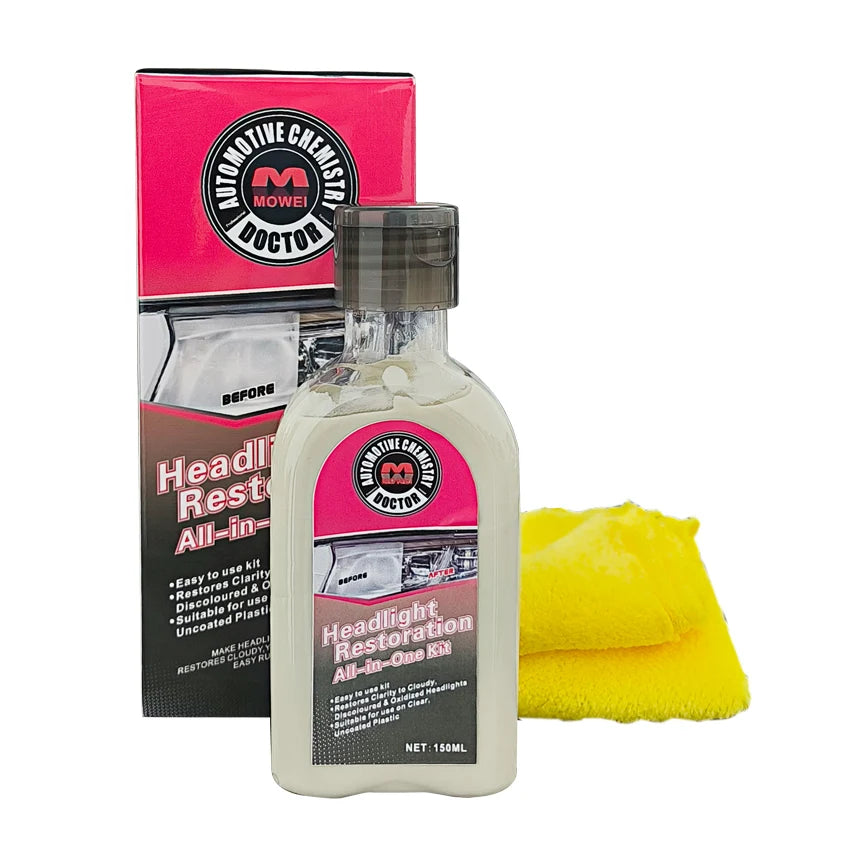 Car Headlight Repair Fluid, Car Headlight Oxidation, Yellowing, Scratch Blur, Enhanced Crystal Coating and Renovation Agent