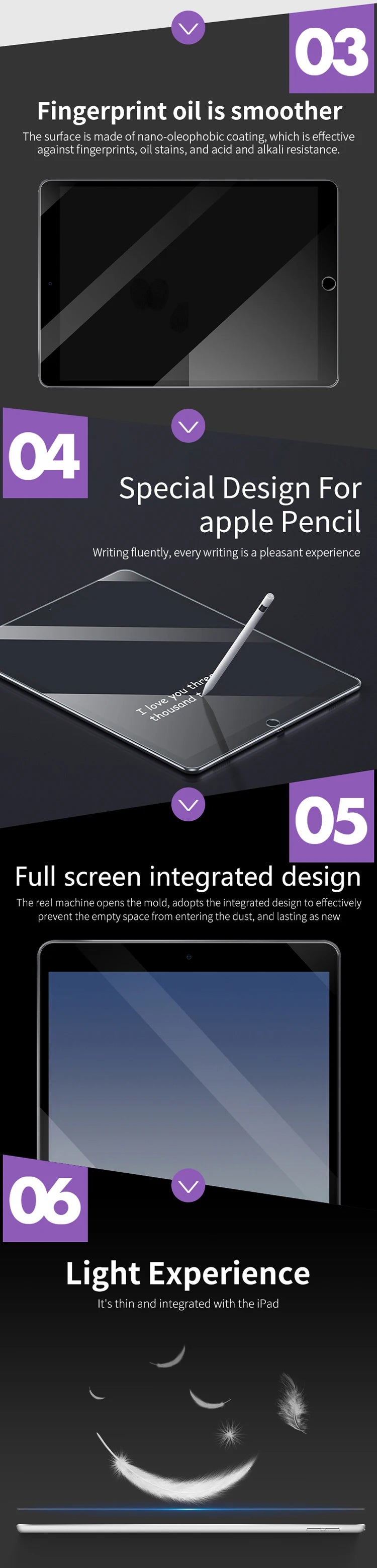 2PCS Tempered Glass Screen Protector for iPad 9 8 7 6 10 Air 5 4 3 2 Mini iPad 10.2 9.7 10. 5 10.9 11 New iPad Pro 2022 2021 20