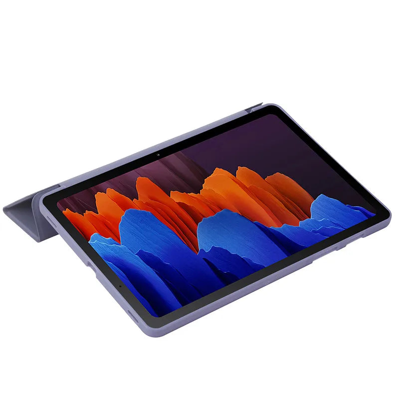 For Galaxy Tab S9 FE 5G Case 10.9 2023 Folding Stand Magnetic Soft Silicone Back Tablet Cover for Samsung Tab S9 FE S9FE Case